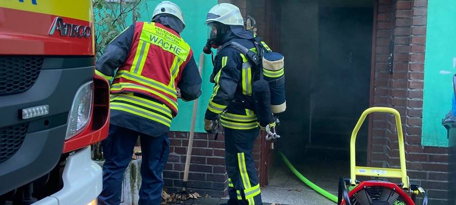 Kellerbrand in Hattingen