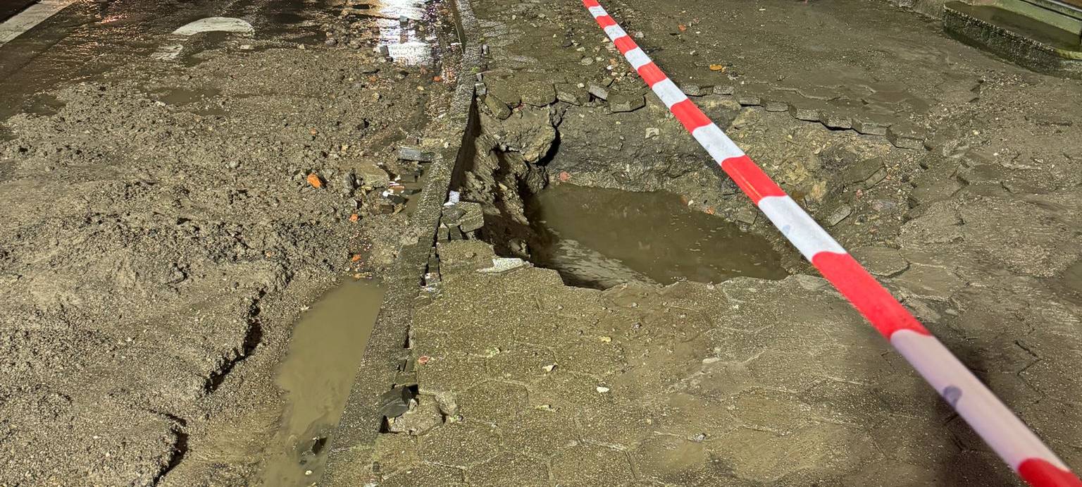 Wasserrohrbruch zur Bescherung in Haßlinghausen