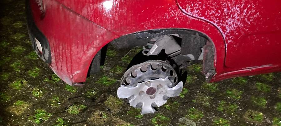 Betrunkener fährt auf Felge durch Herdecke