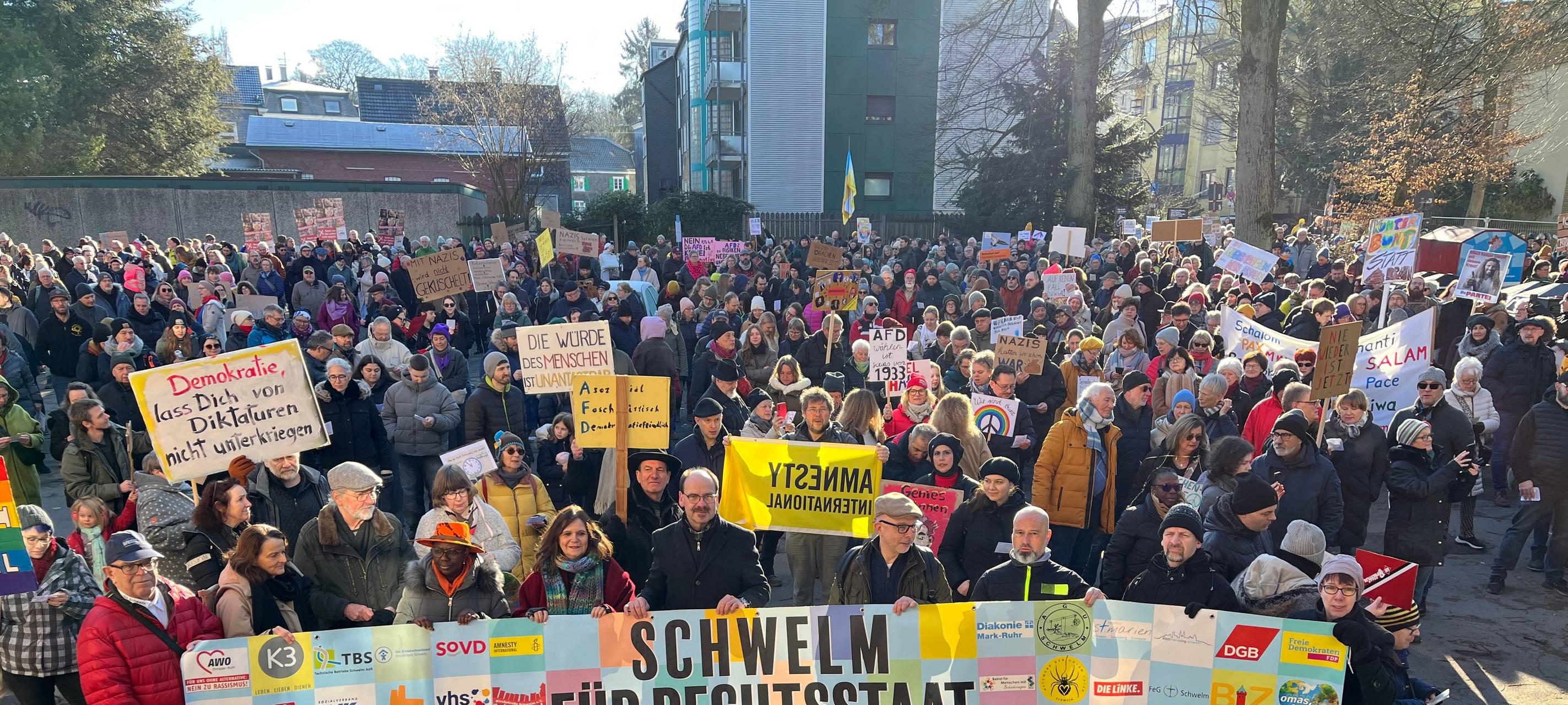 Demos für die Demokratie im EN-Kreis