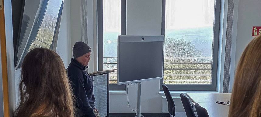 Jugendliche schauten Kreispolizei über die Schulter