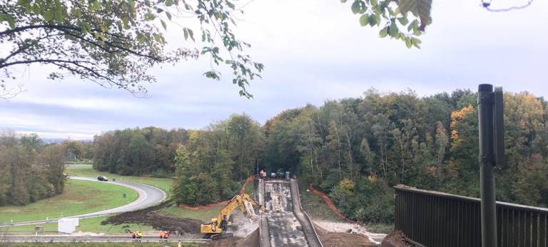 Brücke Eichenhofer weg fertig