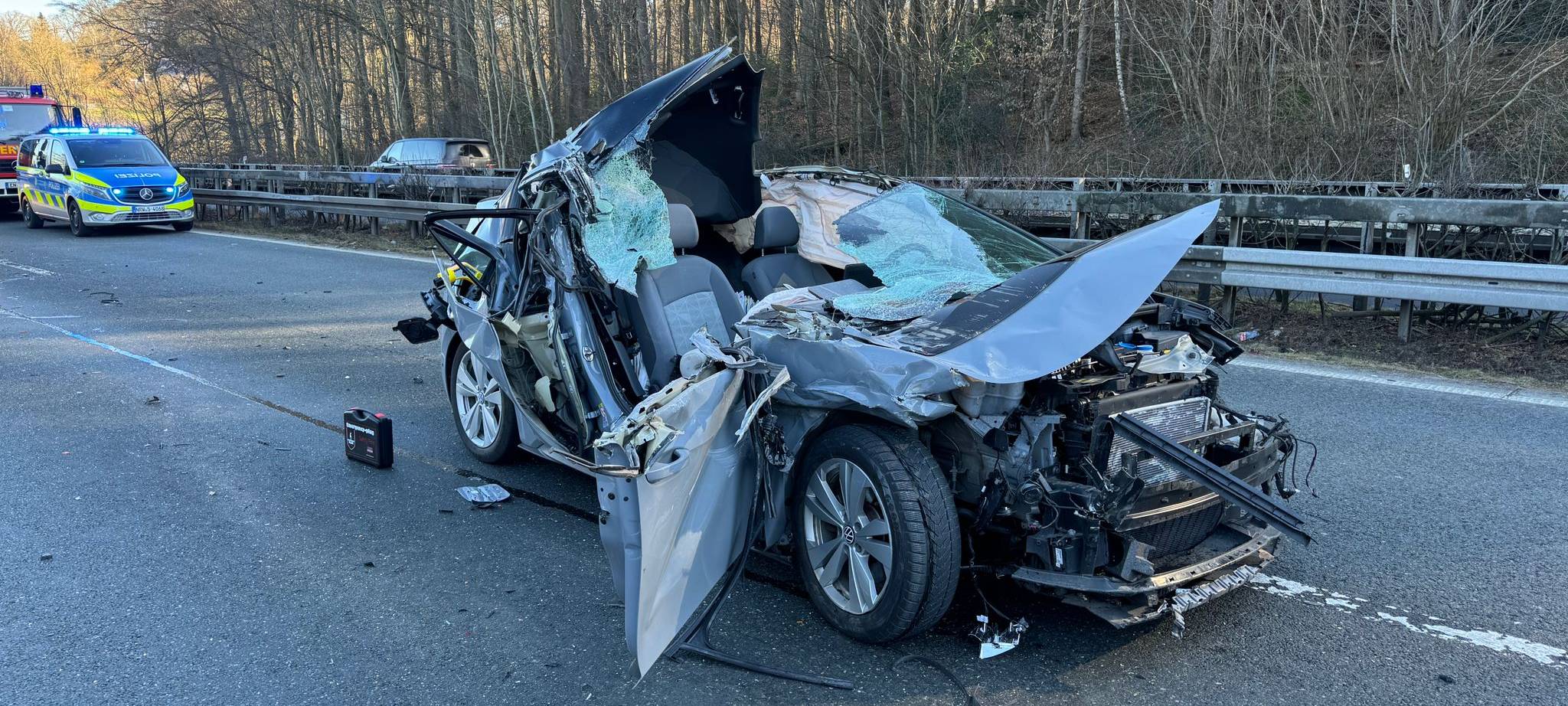 Sprockhövel: A43 nach Unfall kurz gesperrt