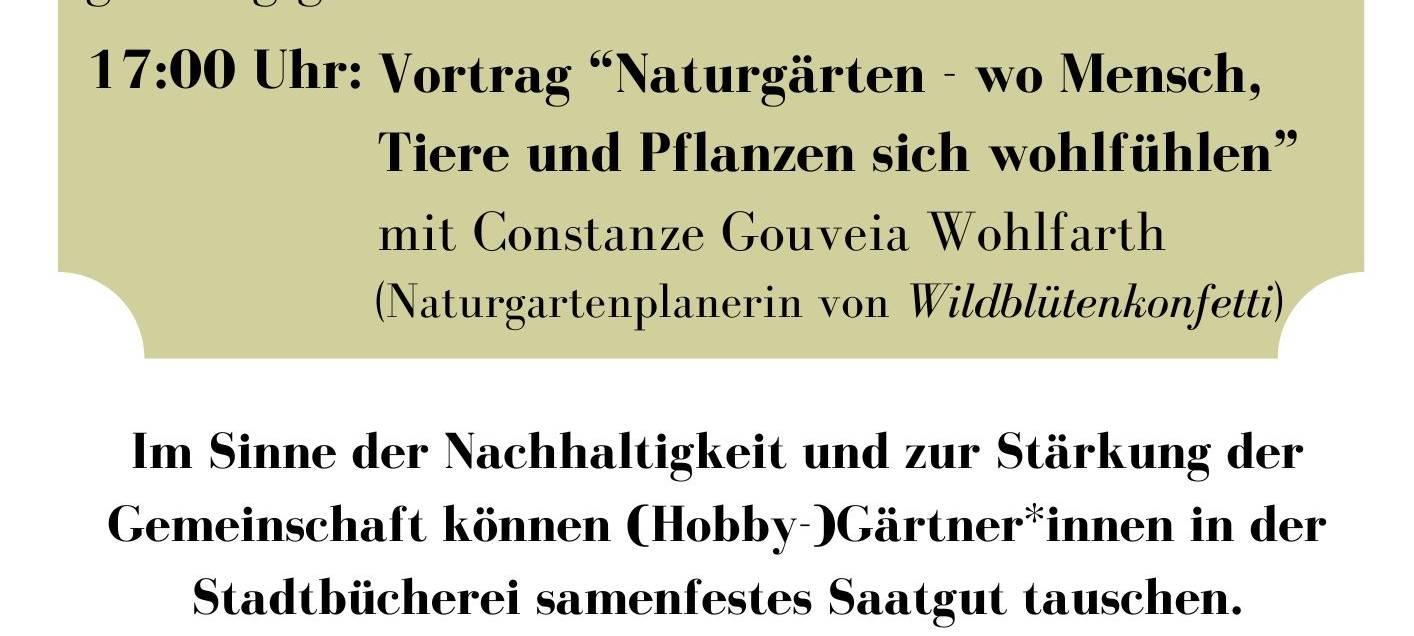 Saatgutbibliothek in Sprockhövel öffnet