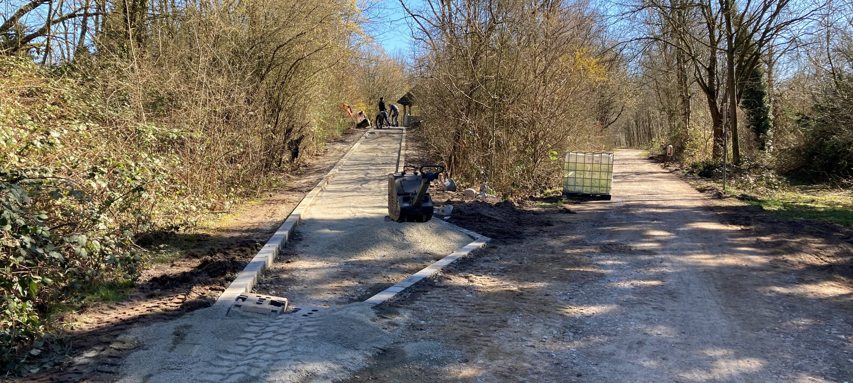 Hattingen: neuer Belag für Glückauf-Trasse