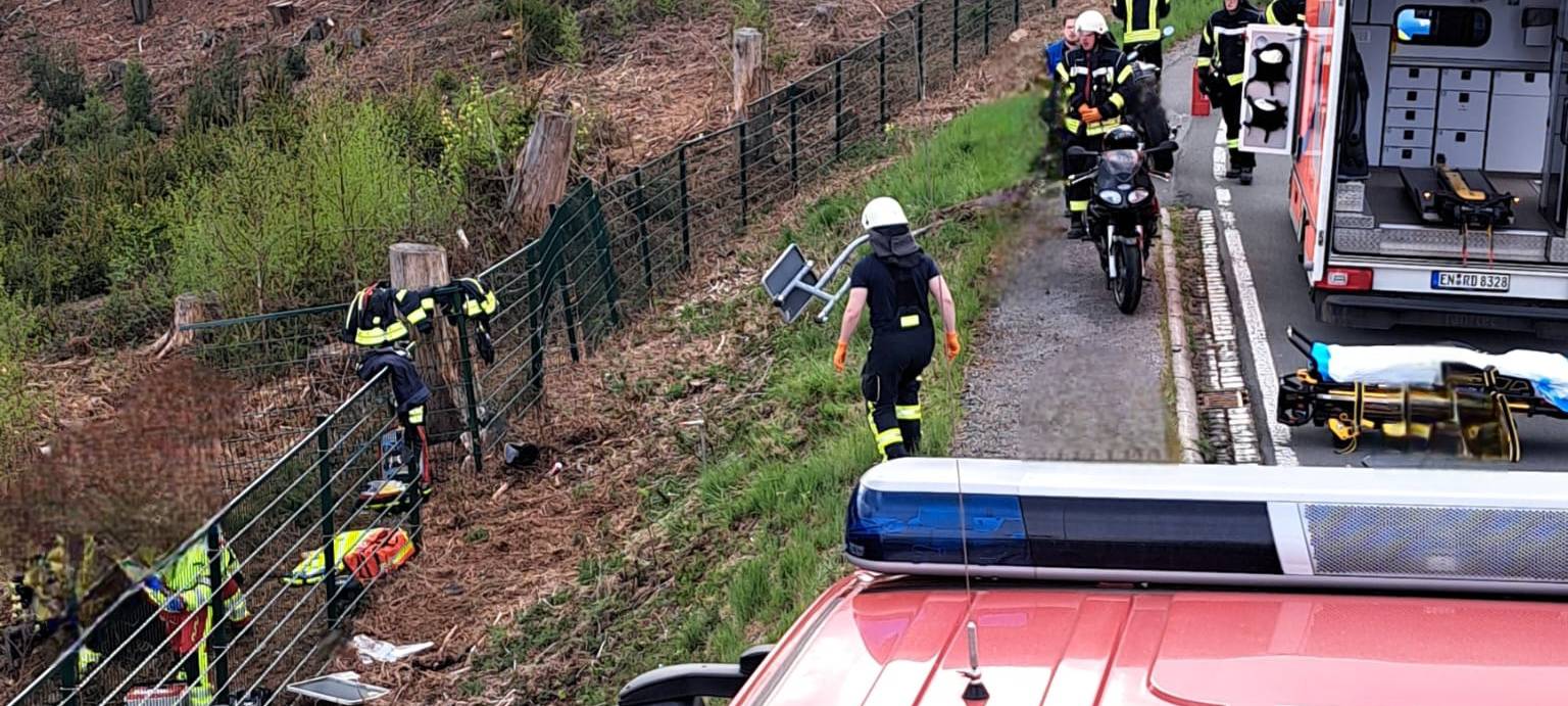 Breckerfeld: Motorradfahrer schwer verletzt