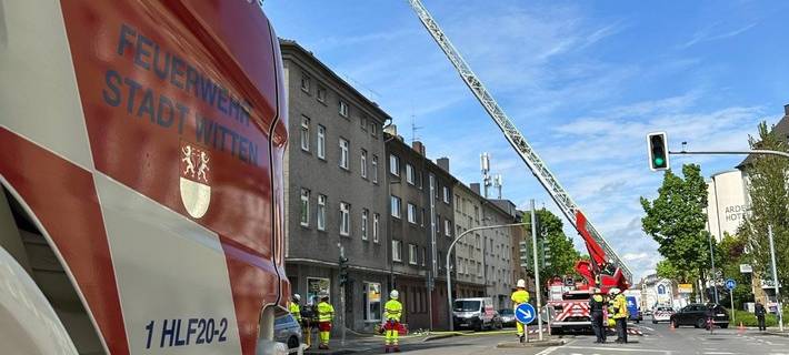 Brand in Witten glimpflich ausgegangen