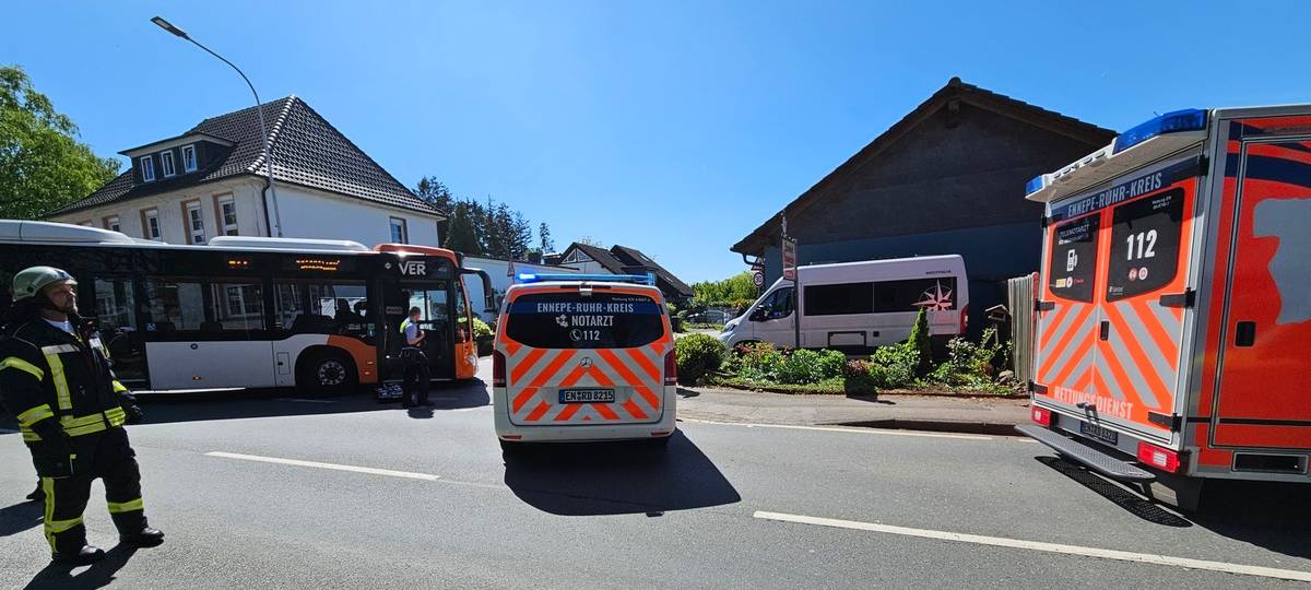 Rettungshubschrauber in Breckerfeld