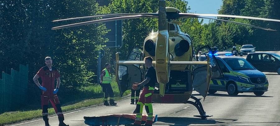Breckerfeld: Radfahrerin schwer verunglückt