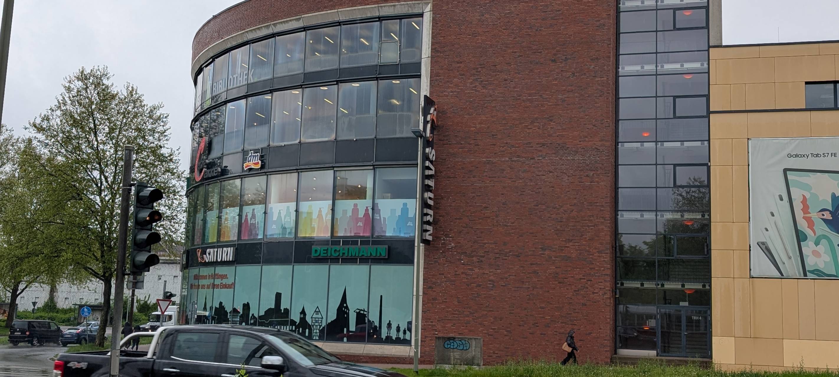 Einkaufscenter in der Region beliebt