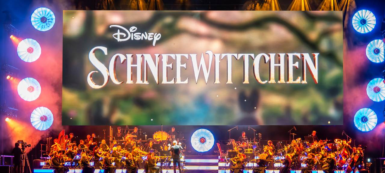 Disney in Concert findet in der Oberhausener Rudolf Weber-ARENA im Mai vor vielen Zuschauern und Fans statt.