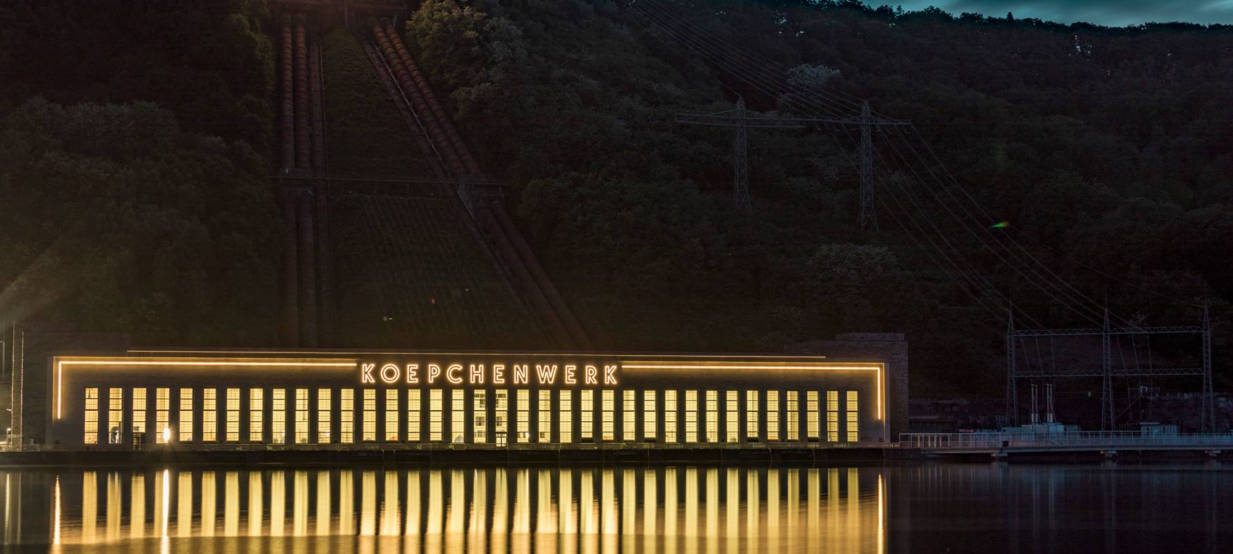 Koepchenwerk in Herdecke leuchtet wieder