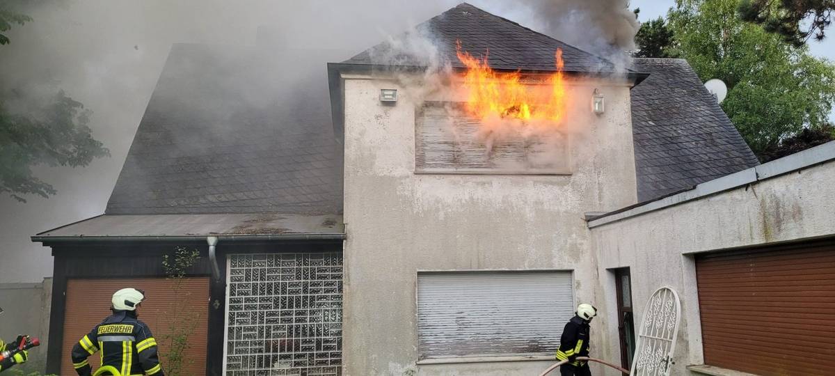 Hausbrand in Sprockhövel