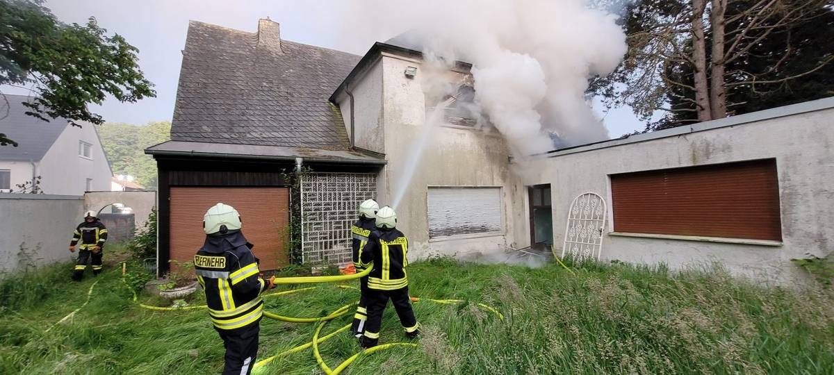 Hausbrand in Sprockhövel