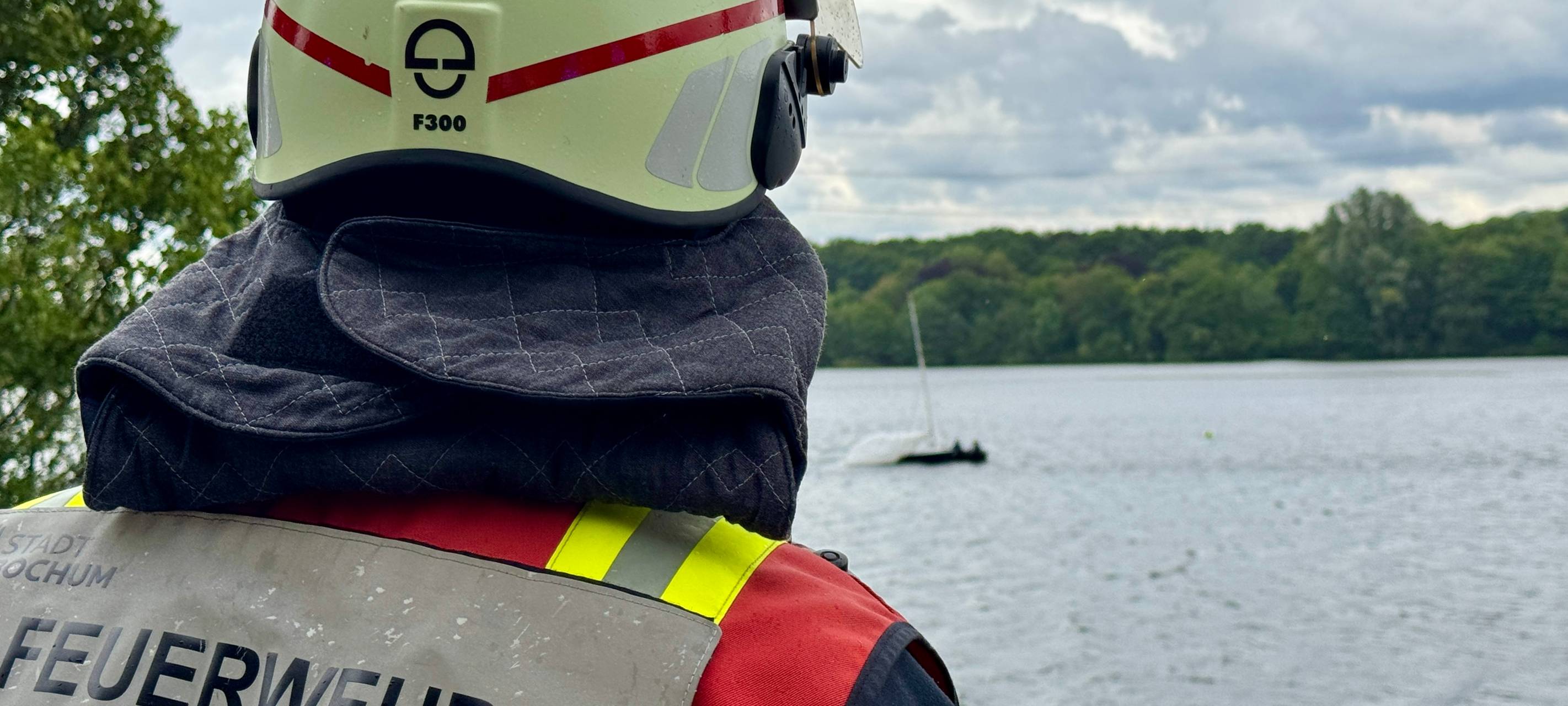 Segelboot auf Kemnader See gekentert