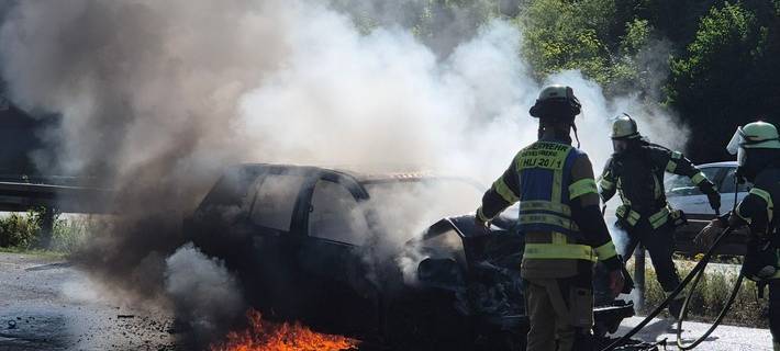 Gevelsberg: Auto ausgebrannt