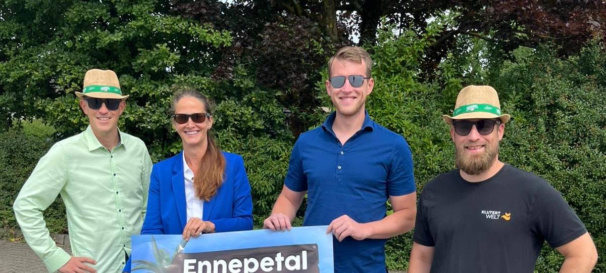 50 Tonnen Sand aufgeschüttet: Ennepetal Karibisch startet