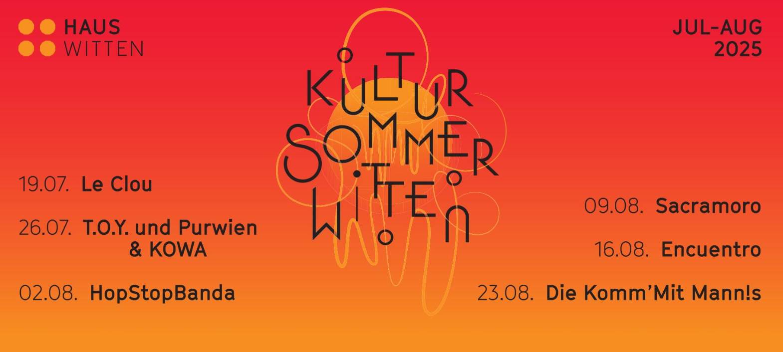 Kultursommer in Witten startet: Das ist das Programm