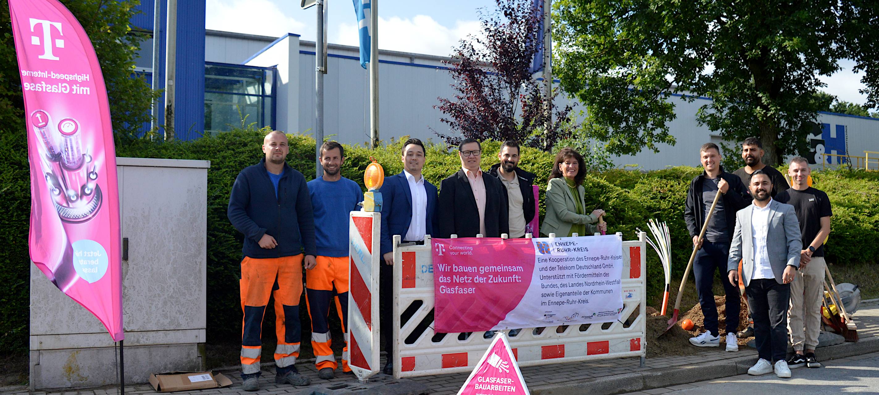 Sprockhövel: Glasfaserausbau hat begonnen