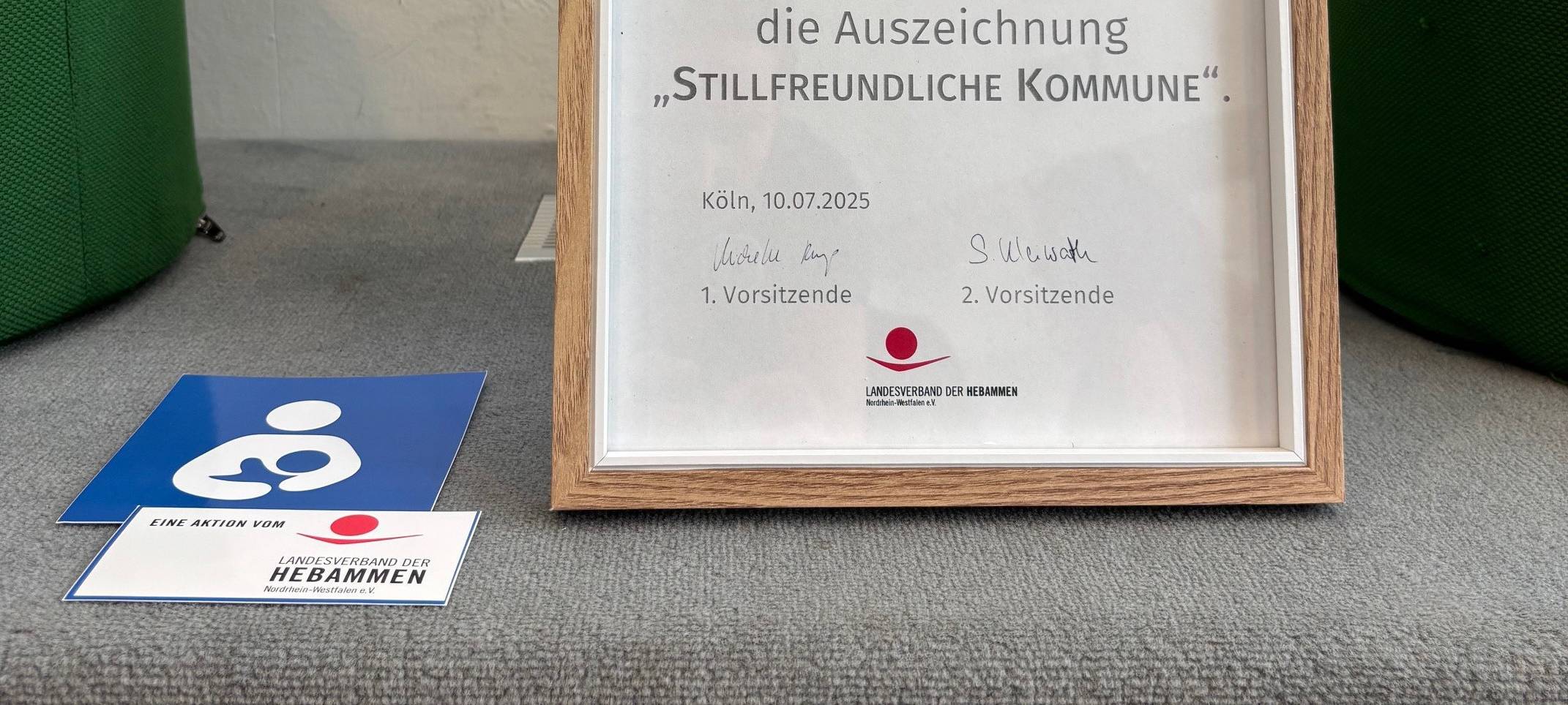 Wetter jetzt offiziell "Stillfreundliche Kommune"