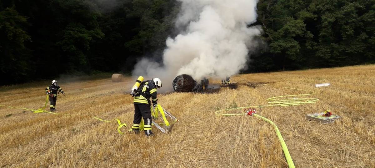 Treckerbrand in Sprockhövel