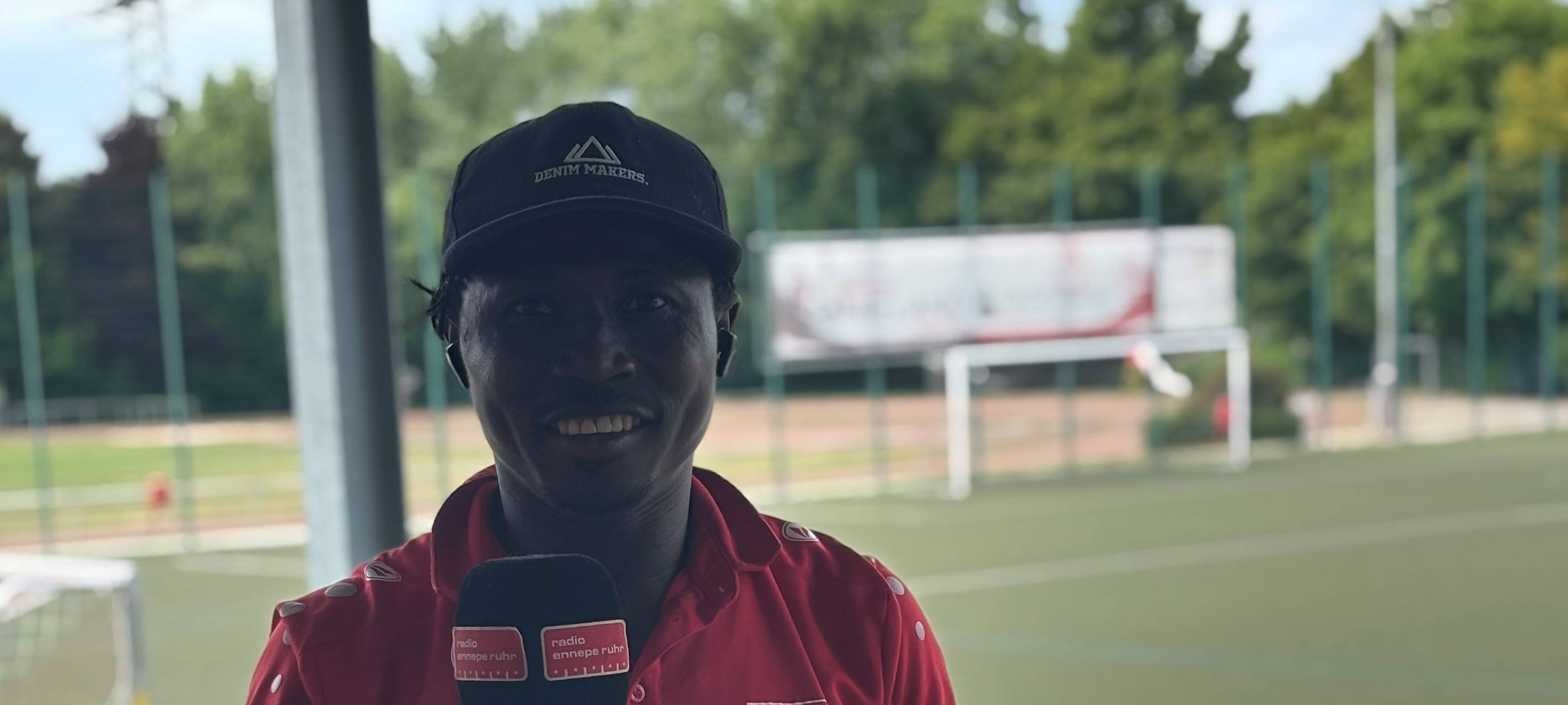 Alseny Camara kam 2024 als Geflüchteter aus Guinea, spielt beim TuS Hattingen Fußball