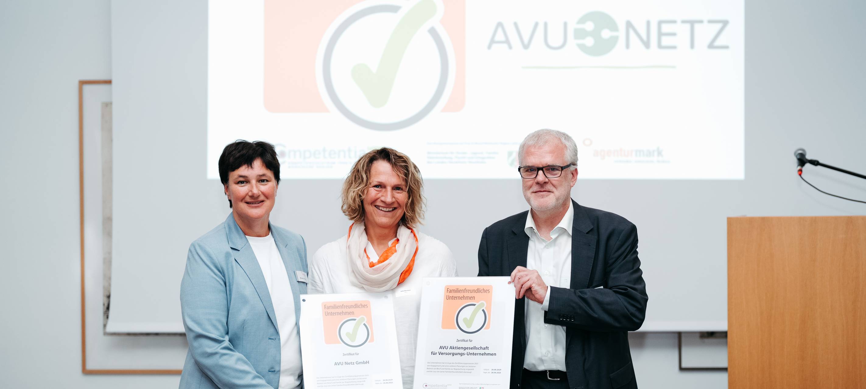 AVU-Gruppe bekommt erneut Auszeichnung