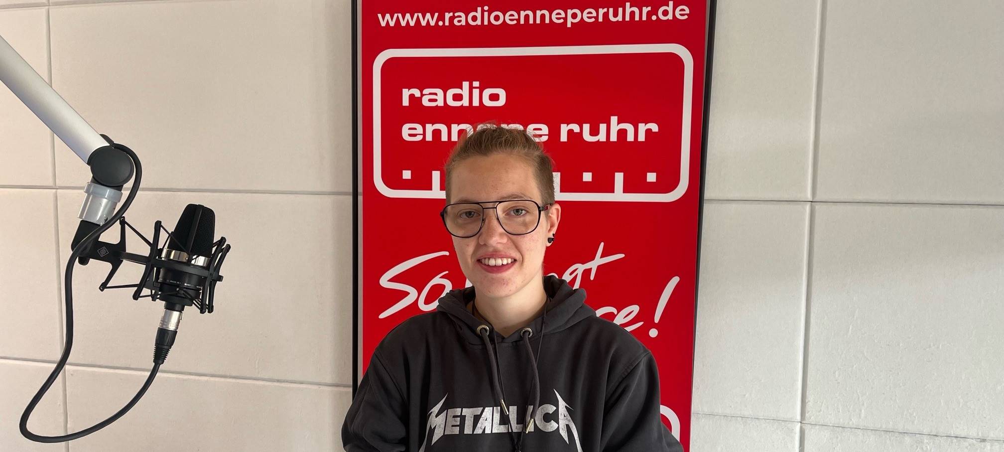 Mia Djuric im radio ennepe ruhr-Studio