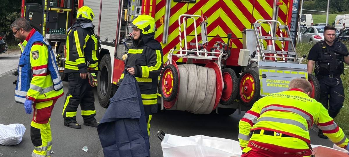 Schwerer Unfall in Schwelm