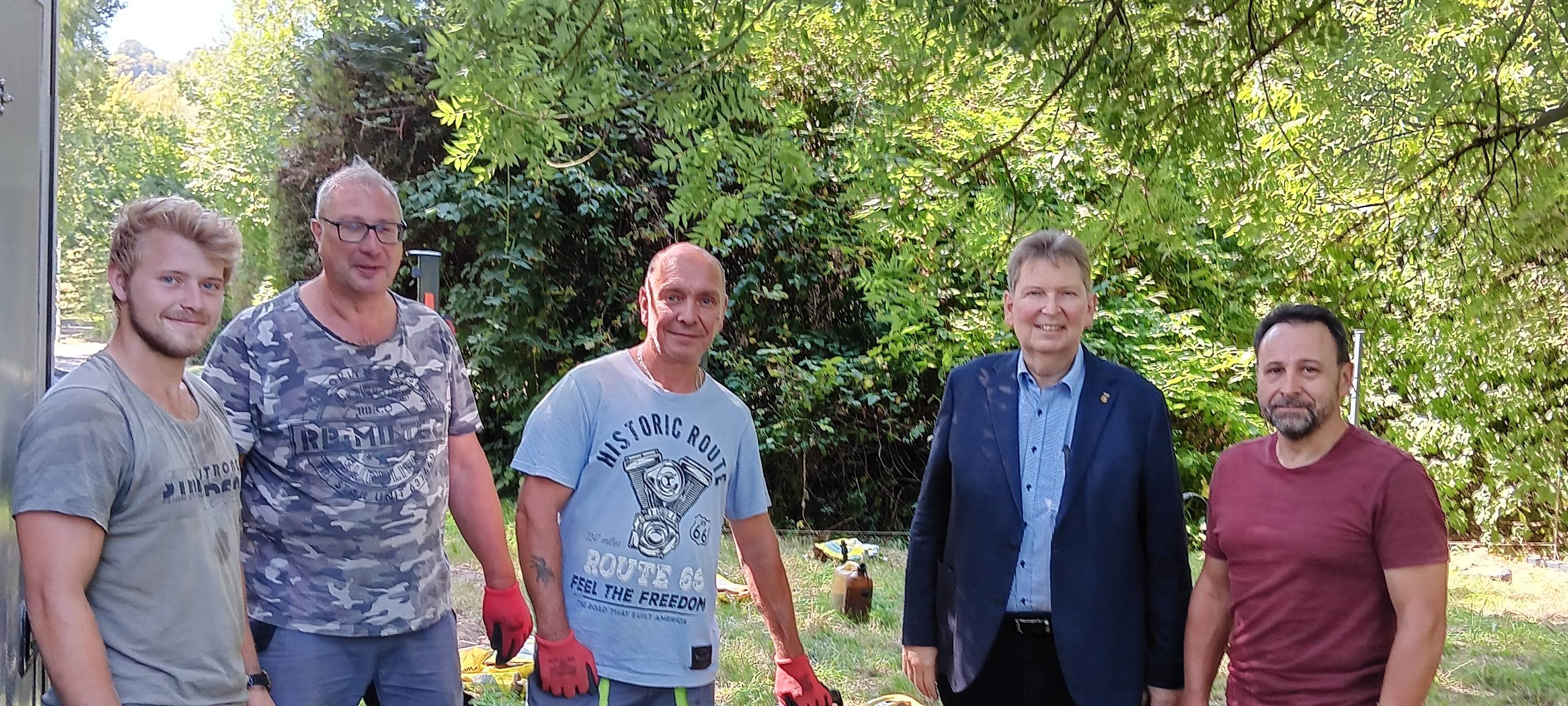 Hundewiese in Wetter wird gebaut