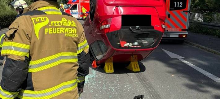Schwerer Unfall auf B54 sorgte für Verkehrschaos