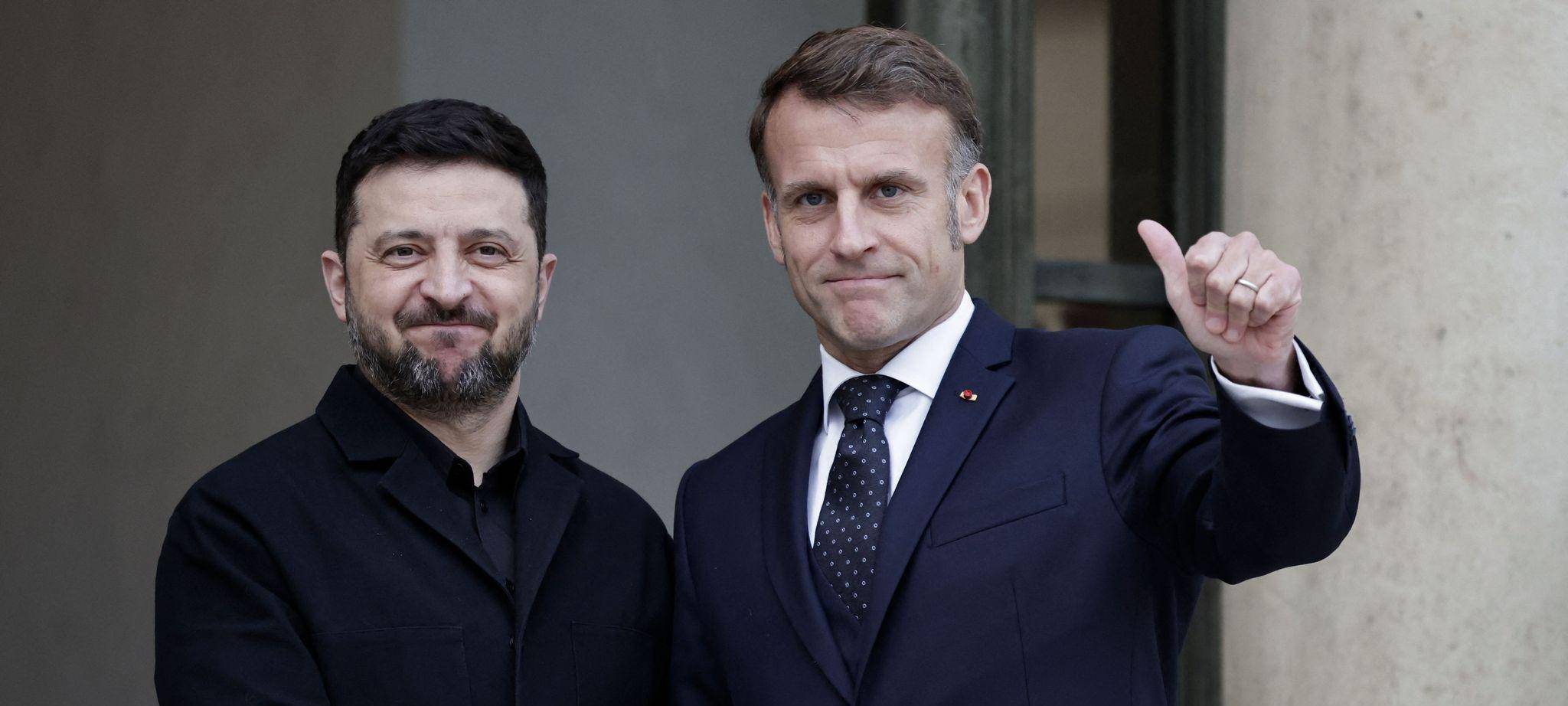 Präsident der Ukraine in Frankreich
