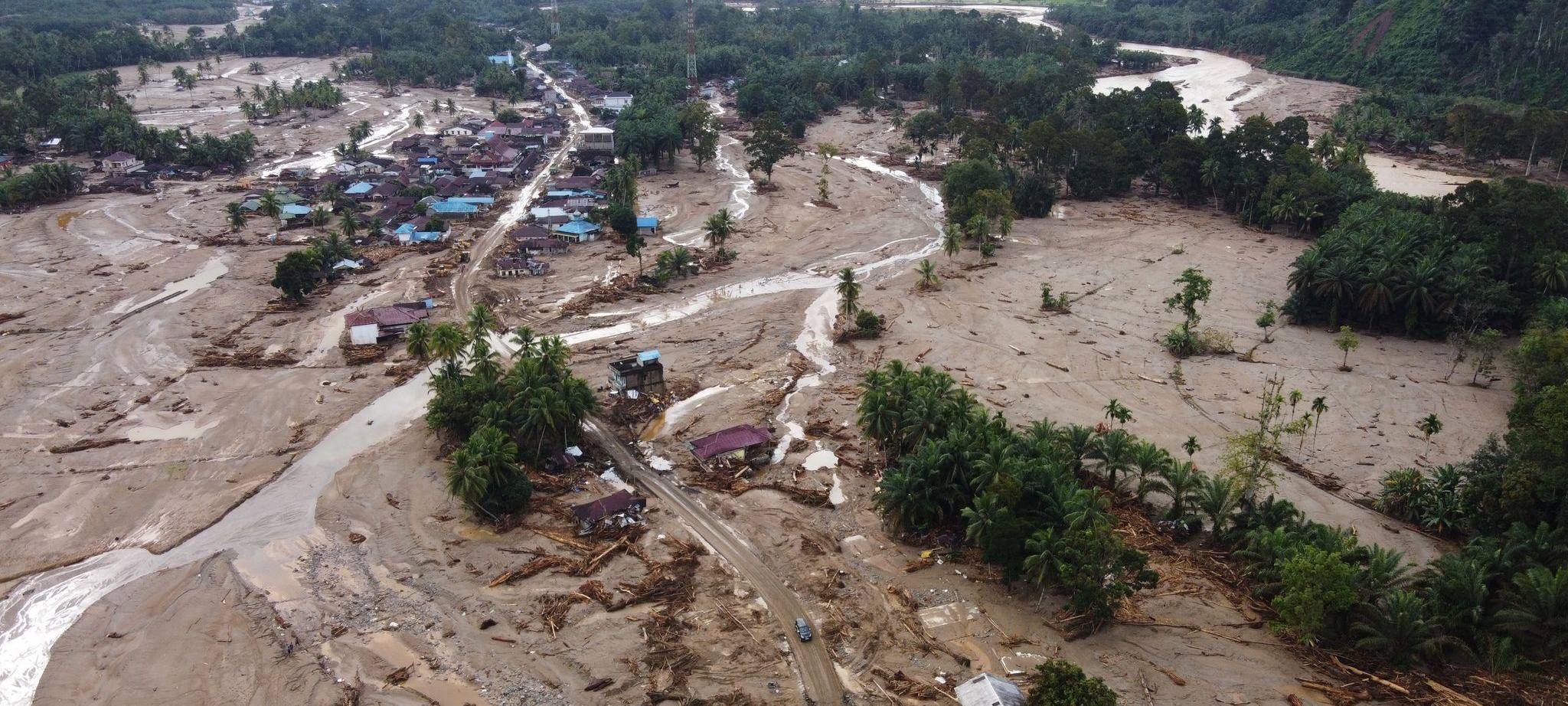 Sturzflut in Indonesien