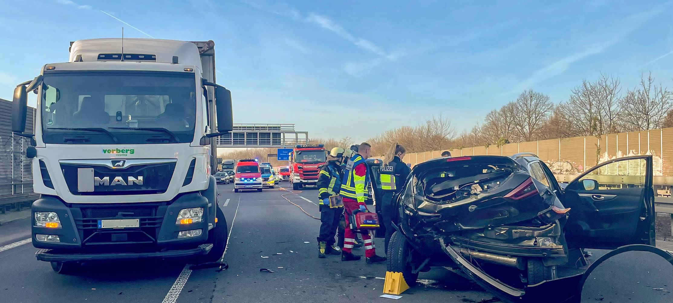 Unfall auf A448