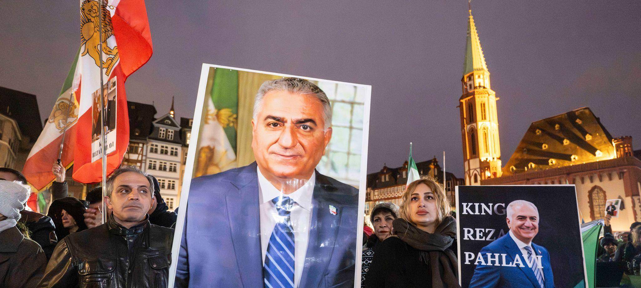 Demonstration gegen das Regime im Iran