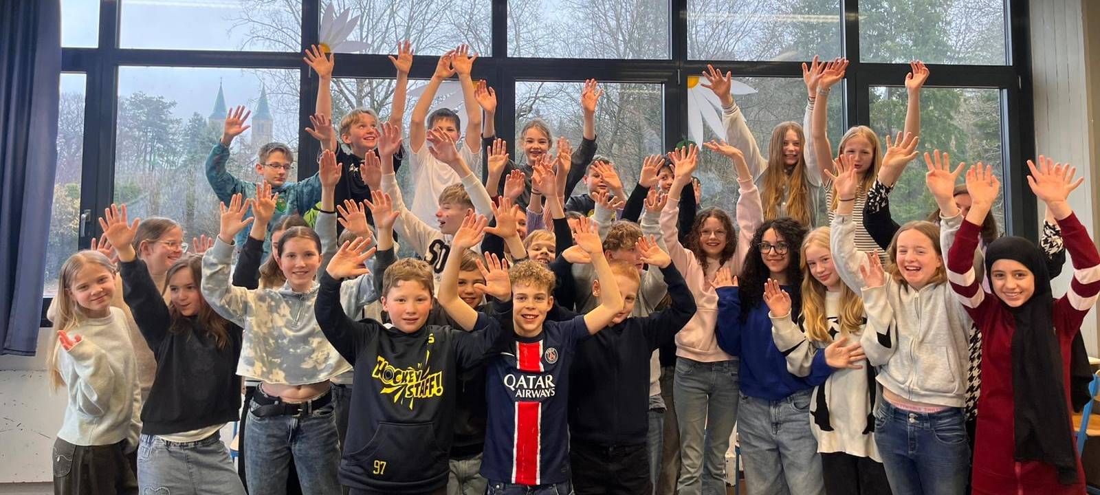 zu sehen ist die 6b des Märkischen Gymnasiums in Schwelm