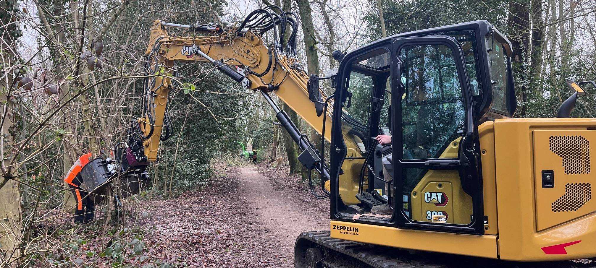 Arbeiten im Gethmannschen Garten in Hattingen