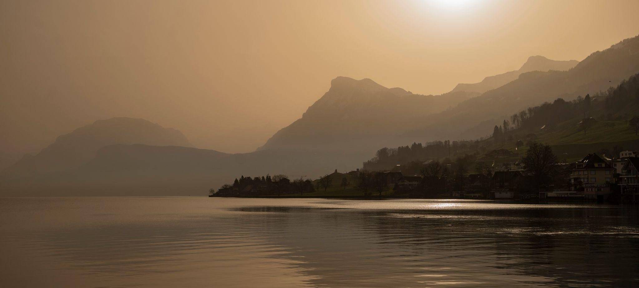 Saharastaub am Vierwaldstättersee