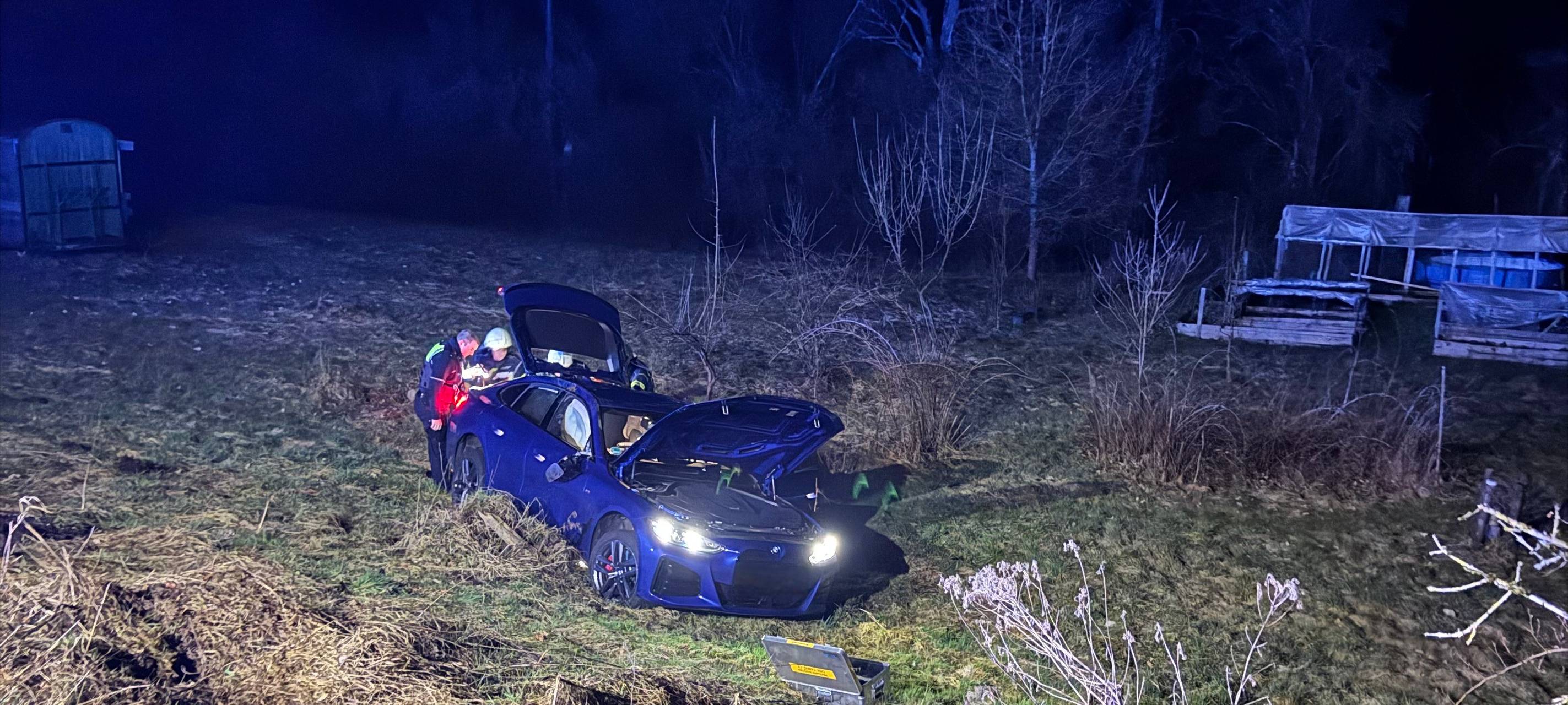 Autounfall in der Priorei in Breckerfeld