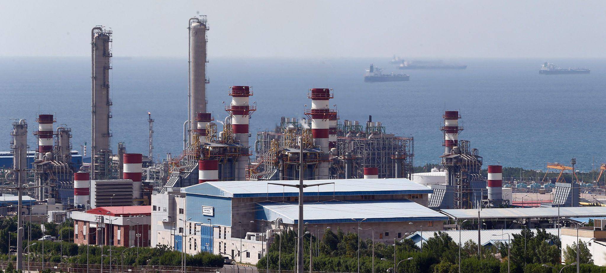 Iranische Anlagen am Gasfeld South Pars