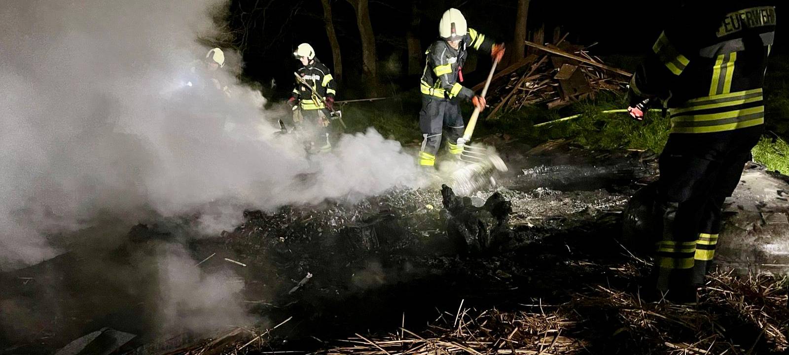 Waldbrand statt Osterfeuer