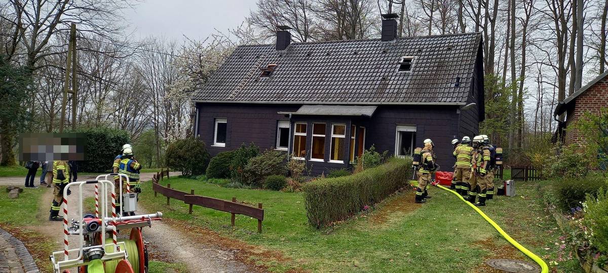 Küchenbrand: Haus nicht mehr Bewohnbar
