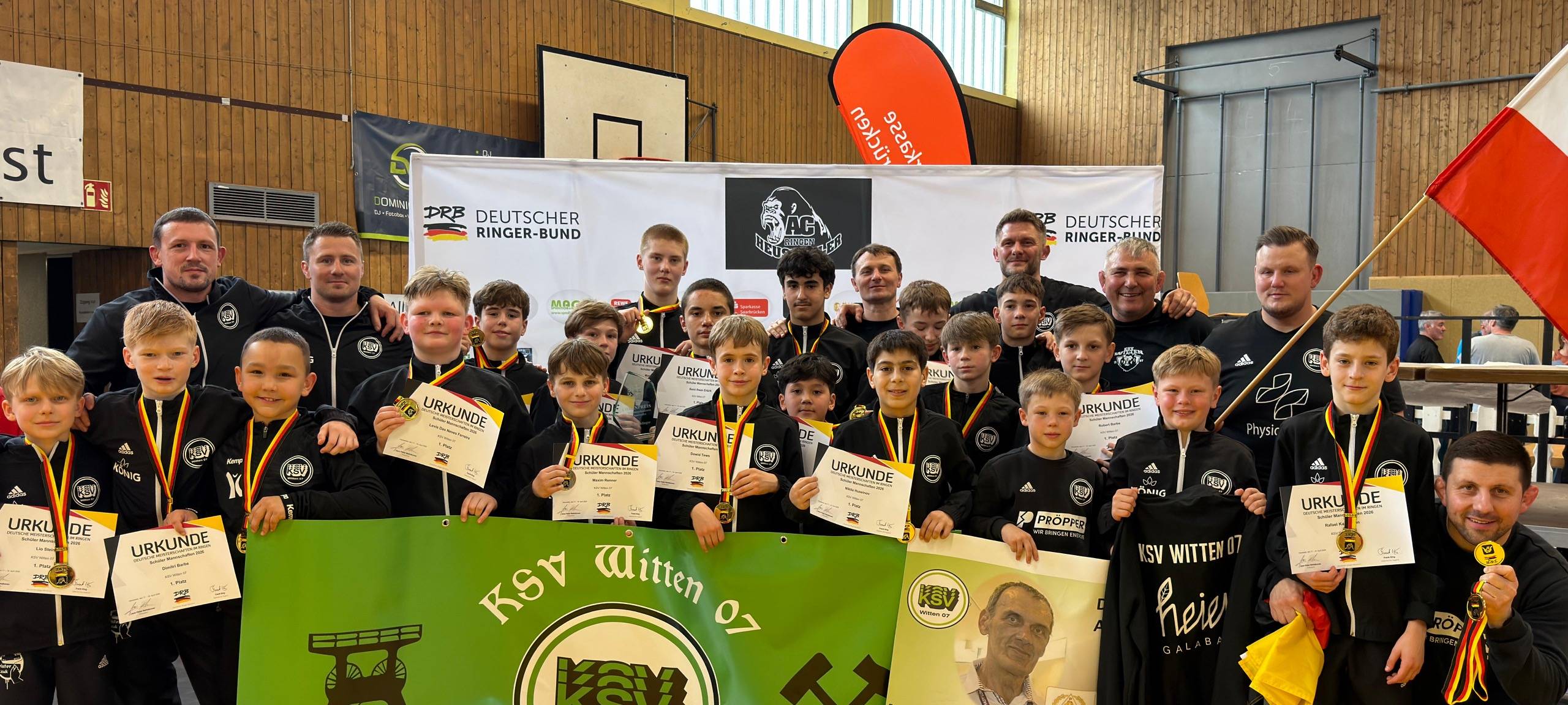 Wittener Ringer-Nachwuchs ist Deutscher Meister