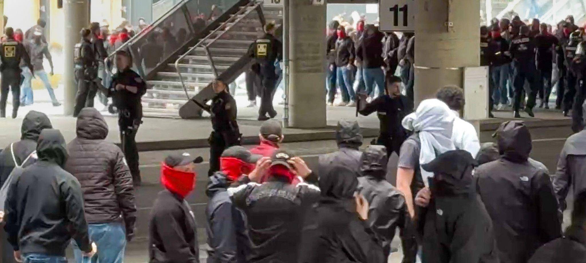 Massenschlägerei vor Bayern-Spiel – Verletzte und Festnahmen