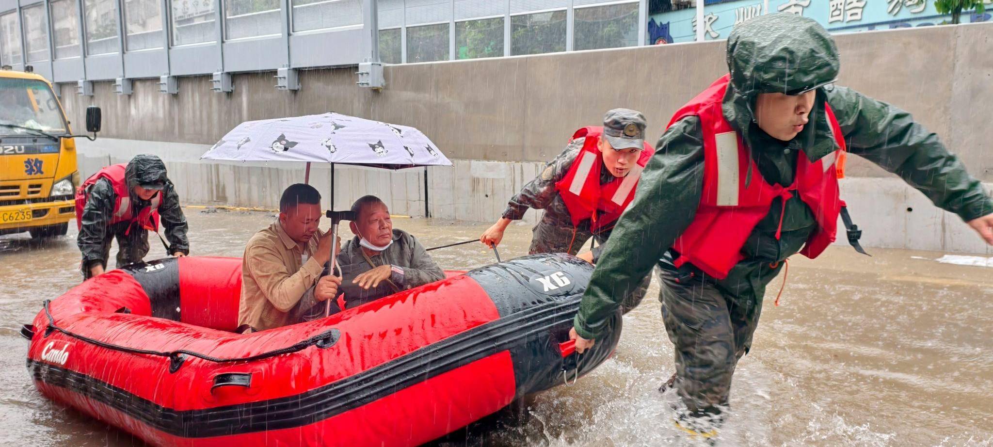 Überschwemmungen in China