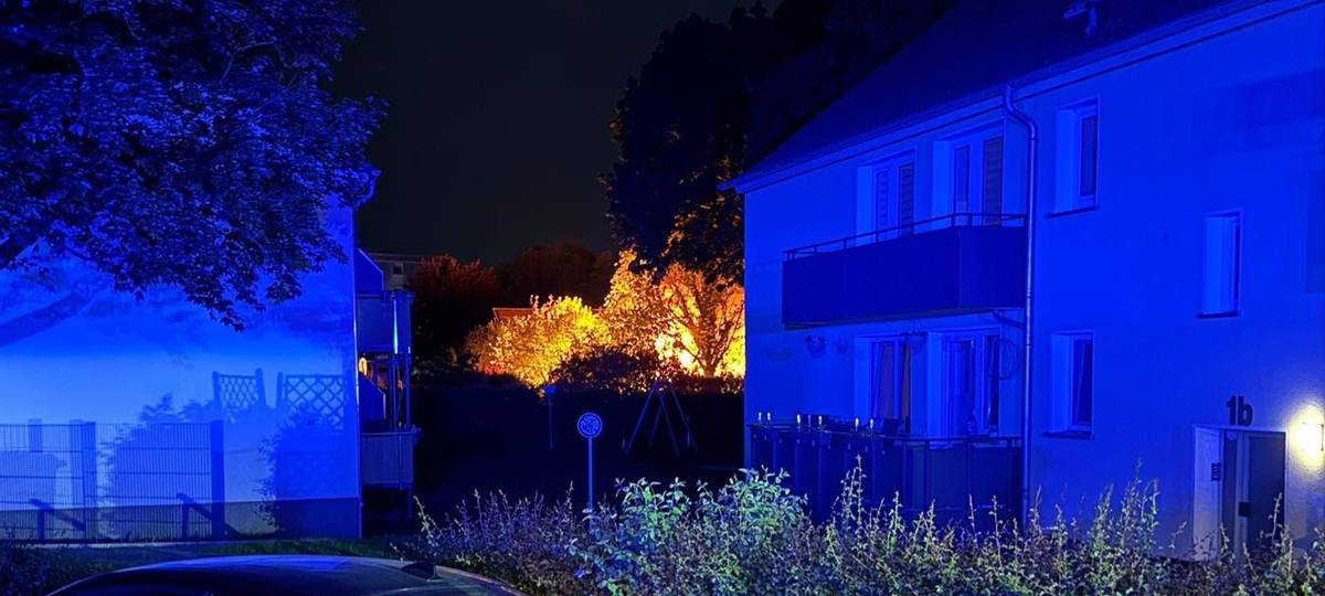 Großer Brand in Heven