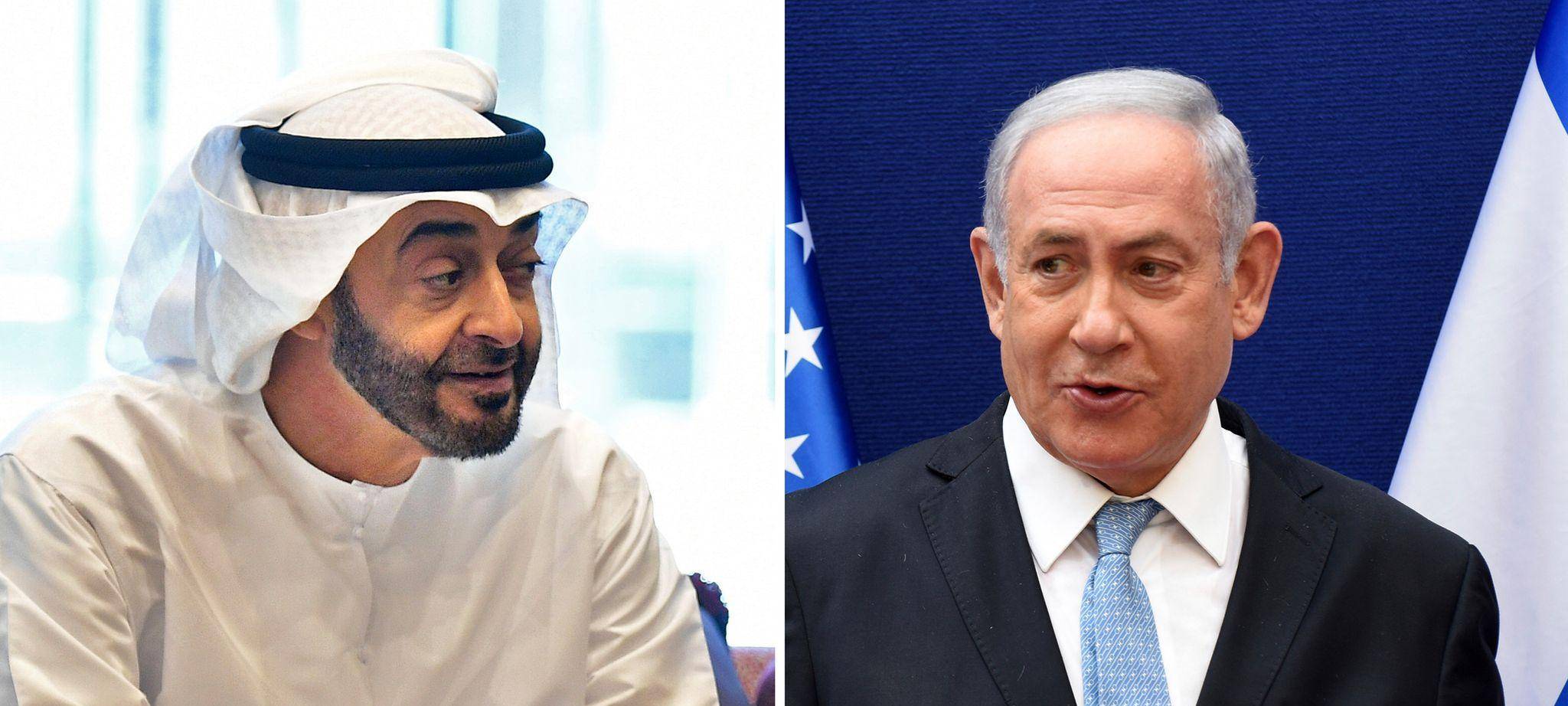 Mohammed bin Sajid und Benjamin Netanjahu