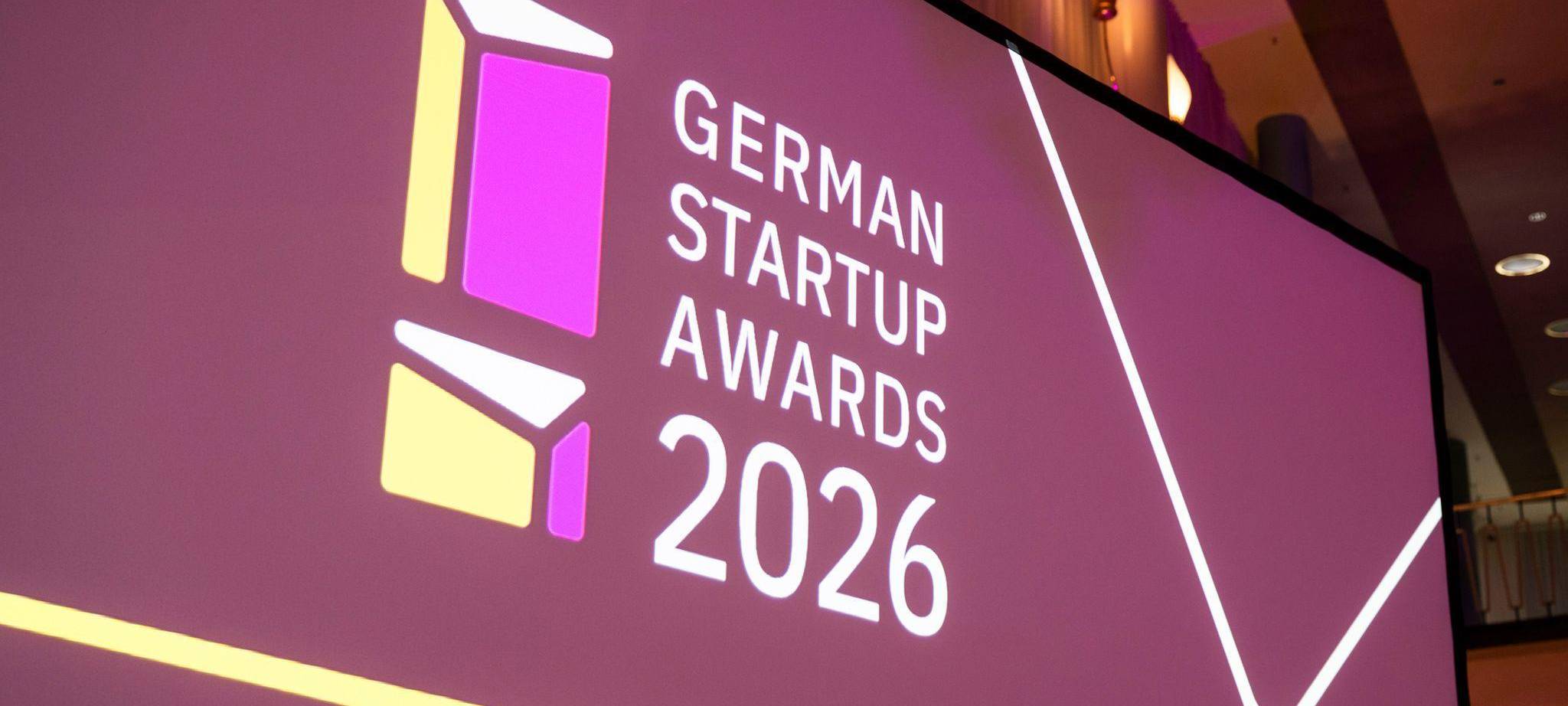 Preisverleihung German Startup Awards 2026