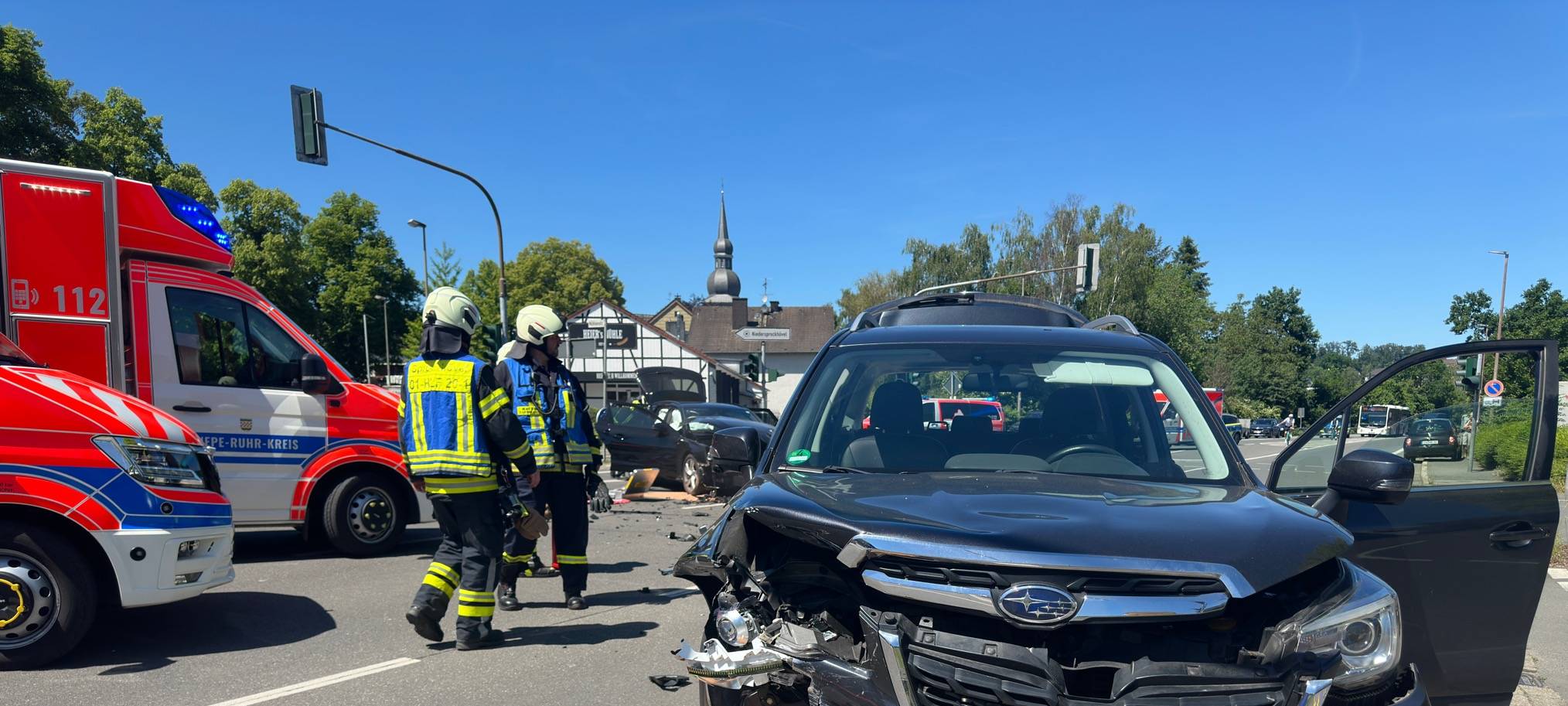 Sprockhövel: drei Verletzte bei Unfall