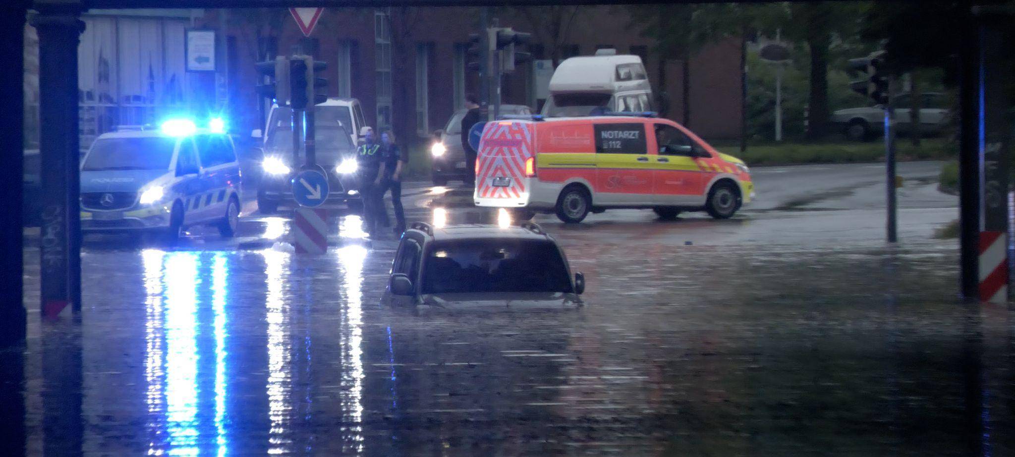Unwetter in Nordrhein-Westfalen